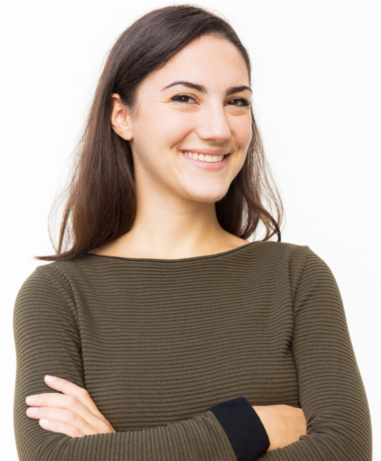 feliz mujer mujer alegre posando scaled e1749413848510